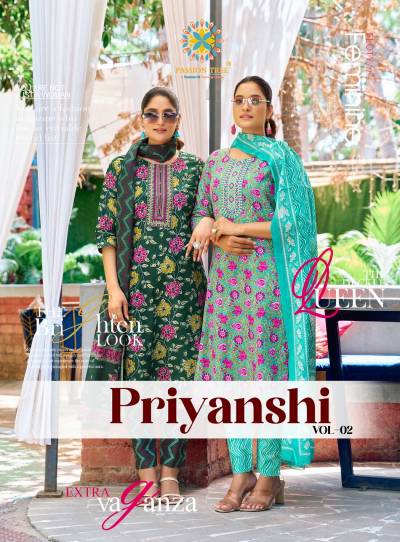 PRIYANSHI VOL-2 BY PASSION TREE DESIGNER SALWAR SUIT WHOLESALER IN INDIA